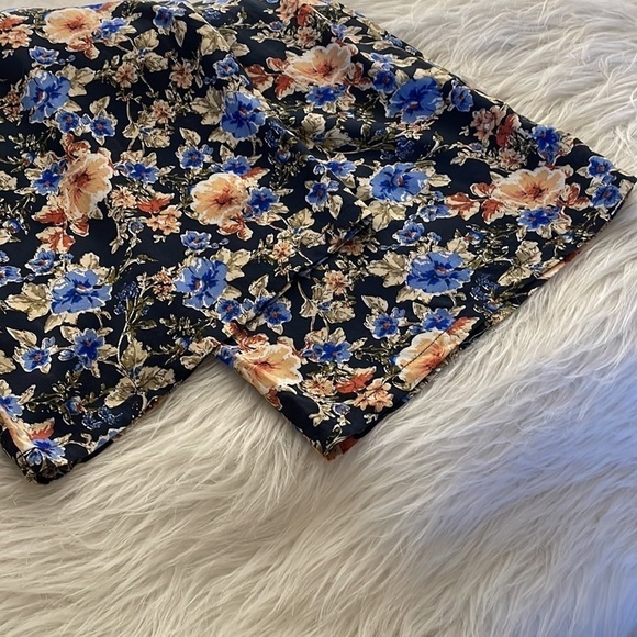 Live To Be Spoiled Pants Wide Leg Flare Floral Pull On Bohemian Casual Sz Large - Picture 6 of 10